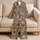 Calico and Tabby Cats for Cozy Autumn Evenings and Relaxed Days at Home for Cat Lovers Satin Pajamas Set - 5