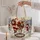 Vintage Santa Reindeer Snowman Christmas Gift Scene for Festive Winter Holiday Cheer Quilted Tote Bag - 5