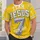 Gold Christian Number Seven Faith Emblem for Church Fellowship and Outdoor Worship All-over Print Unisex T-shirt - 8