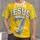 Gold Christian Number Seven Faith Emblem for Church Fellowship and Outdoor Worship All-over Print Unisex T-shirt - 3