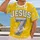 Gold Christian Number Seven Faith Emblem for Church Fellowship and Outdoor Worship All-over Print Unisex T-shirt - 4