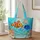 Tropical Reef Fish And Coral For Sunny Beach Days And Relaxed Coastal Getaways Quilted Tote Bag - 1
