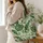 Lush Tropical Green Leaves for Everyday Plant Lover Style and Nature-Loving Women Quilted Tote Bag - 3