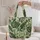 Lush Tropical Green Leaves for Everyday Plant Lover Style and Nature-Loving Women Quilted Tote Bag - 5