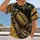 Gold Football Fleur Motif for Game Day Tailgating and New Orleans Sports Fans All-over Print Unisex T-shirt - 2