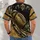 Gold Football Fleur Motif for Game Day Tailgating and New Orleans Sports Fans All-over Print Unisex T-shirt - 4