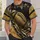 Gold Football Fleur Motif for Game Day Tailgating and New Orleans Sports Fans All-over Print Unisex T-shirt - 6