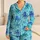 Blue Aqua Octopus Ocean Motifs for Relaxed Coastal Getaways and Summer Beach Lovers Satin Pajamas Set - 1