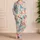 Watercolor Octopus And Coral Ocean Scenes For Relaxed Coastal Getaways And Summer Escapes Satin Pajamas Set - 4