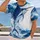 Leaping Marlin Over Ocean Waves for Offshore Fishing Adventures and Anglers All-over Print Unisex T-shirt - 2