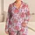 Cheerful Victory Sign Octopus Ocean Motif for Relaxed Coastal Weekends and Sea Lovers Satin Pajamas Set - 1