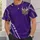Purple Norse Helmet Rugby Lacing for Game Day Tailgates and Fan Gatherings All-over Print Unisex T-shirt - 6