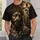 Bearded Crowned Figure With Radiant Cross for Faith Gatherings and Everyday Wear Gift All-over Print Unisex T-shirt - 6