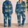 Tropical Island Palms, Lagoon Fish and Coastal Boats for Relaxed Summer Getaways Satin Pajamas Set - 2