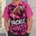 Pink Ribbon Football Cancer Support for Game Day and Awareness Events for Sports Fans All-over Print Unisex T-shirt - 6
