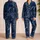 Futuristic Armored Alien Duo for Cosmic Lounging and Sci-Fi Fan Gift Giving Nights Satin Pajamas Set - 2