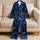 Futuristic Armored Alien Duo for Cosmic Lounging and Sci-Fi Fan Gift Giving Nights Satin Pajamas Set - 5
