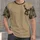 Deer Antlers and Mountain Wilderness Emblem for Hunting and Outdoor Adventure All-over Print Unisex T-shirt - 1
