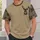 Deer Antlers and Mountain Wilderness Emblem for Hunting and Outdoor Adventure All-over Print Unisex T-shirt - 6