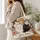 Five Colorful Garden Cats with Blossoms for Cat Lovers and Everyday Pet Mom Gifts Quilted Tote Bag - 3