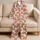 Cute Capybara And Pink Heart Motifs For Cozy Autumn Lounging And Winter Gift Giving Satin Pajamas Set - 5