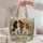 Cavalier Spaniel Puppies in a Garden for Dog Lovers and Springtime Gifting Quilted Tote Bag - 5