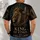 Bronze Lion Cross and Thorn Crown for Church Worship and Faithful Men All-over Print Unisex T-shirt - 6