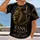 Bronze Lion Cross and Thorn Crown for Church Worship and Faithful Men All-over Print Unisex T-shirt - 4