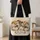 Colorful Sheep and Lambs for Country Farm Style and Sheep Lover Gifts Quilted Tote Bag - 4