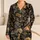 Black And Gold Tropical Palm Leaves For Elegant Resort Getaways And Relaxed Evenings Satin Pajamas Set - 1