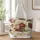 Vintage Peonies and Antique Books for Romantic Reading Days and Book Lovers Quilted Tote Bag - 1