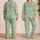 Mint Sage Meadow Botanicals for Relaxed Coastal Getaways and Peaceful Evenings Satin Pajamas Set - 2
