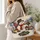 Snowman And Christmas Gnomes For Merry Winter Holiday Celebrations And Gift Giving Quilted Tote Bag - 3