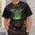 Witch Cauldron at Midnight with Neon Green Potion for Halloween Night Celebrations All-over Print Unisex T-shirt - 6