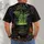 Witch Cauldron at Midnight with Neon Green Potion for Halloween Night Celebrations All-over Print Unisex T-shirt - 4