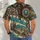 Turquoise Cactus And Floral Scrolls For Southwestern Desert Style All-over Print Unisex T-shirt - 4