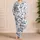 Sailboats and Nautical Wheels for Coastal Getaways and Relaxed Summer Evenings Satin Pajamas Set - 4