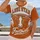 Rust Orange Longhorn Football Style for Game Day, Tailgates and Casual Wear for Adults All-over Print Unisex T-shirt - 2