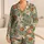 Cream Lilies and Rust Marigolds for Relaxed Coastal Evenings and Summer Getaways at Home Satin Pajamas Set - 1