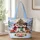 Cute Penguin Snowman Christmas Scene for Festive Winter Cheer and Penguin Lovers Quilted Tote Bag - 1