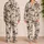 Chinese Ink Wash Scorpions for Relaxed Vacation Evenings and Cozy Home Lounging Satin Pajamas Set - 2