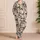 Chinese Ink Wash Scorpions for Relaxed Vacation Evenings and Cozy Home Lounging Satin Pajamas Set - 4