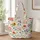 Watercolor Wildflower Garden Blooms for Spring Birthdays and Everyday Garden Lovers Quilted Tote Bag - 1