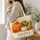 Autumn Pumpkin Harvest for Thanksgiving Gatherings and Cozy Fall Season Celebrations Quilted Tote Bag - 3