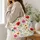 Colorful Wildflower Garden Blooms for Spring Outings and Botanical Gift Giving Quilted Tote Bag - 3