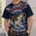 Moonlit Bass Fishing With Patriotic Colors for Anglers and Outdoor Weekends All-over Print Unisex T-shirt - 6