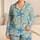 Watercolor Starfish and Seashells for Relaxed Coastal Summer Escapes by the Shore Satin Pajamas Set - 1