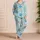 Watercolor Starfish and Seashells for Relaxed Coastal Summer Escapes by the Shore Satin Pajamas Set - 4