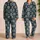 Vintage Teal Medallion Florals for Relaxed Summer Vacation Style Satin Pajamas Set - 2