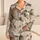 Chinese Ink Wash Tigers for Relaxed Nights and Weekend Lounging Satin Pajamas Set - 1